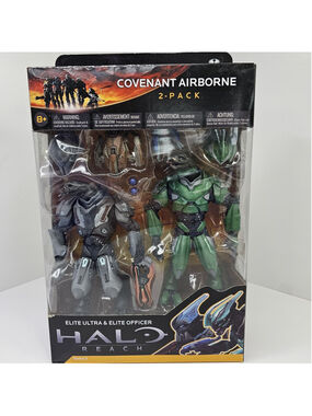 SEALED Halo Reach Covenant Airborne 2-Pack Elite Ultra & Elite Officer McFarlane